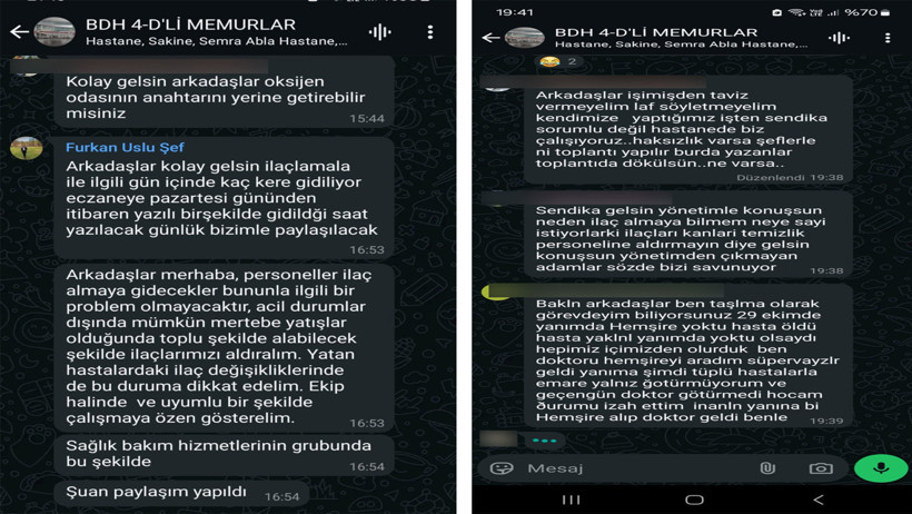 WhatsApp mesajlarında ortaya çıktı: MR'a doktorsuz götürülen entübe hasta öldü - Resim : 1