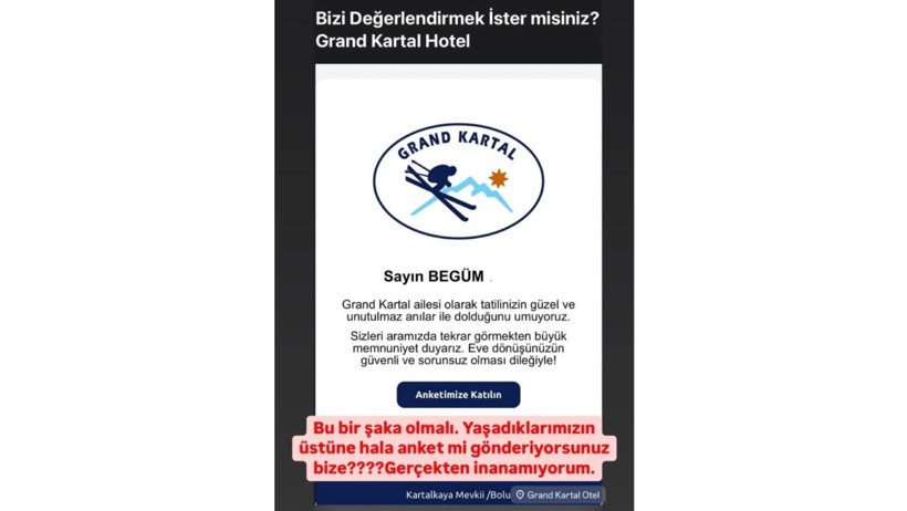 Bolu'daki yangın faciası: Otelde konaklayanlara 'değerlendirme' anketi gönderildi - Resim : 1