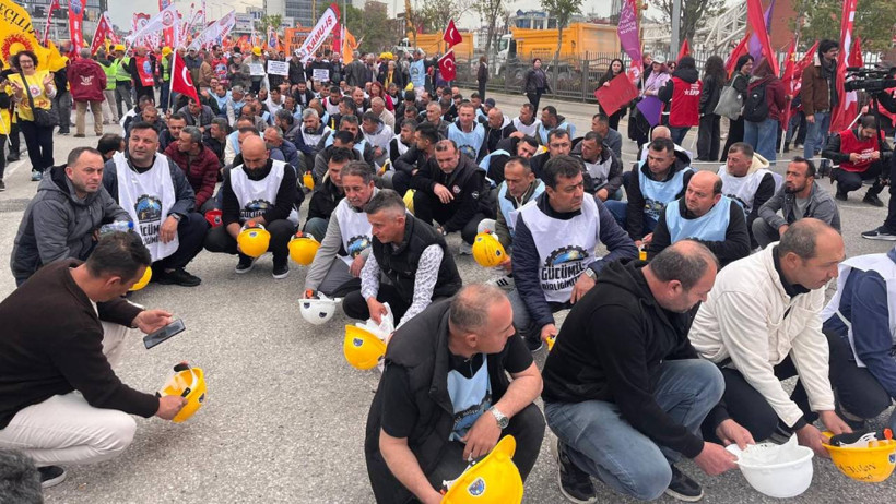 Ankara’da 1 Mayıs yürüyüşü: Binlerce kişi Tandoğan Meydanı’na yürüdü - Resim : 1