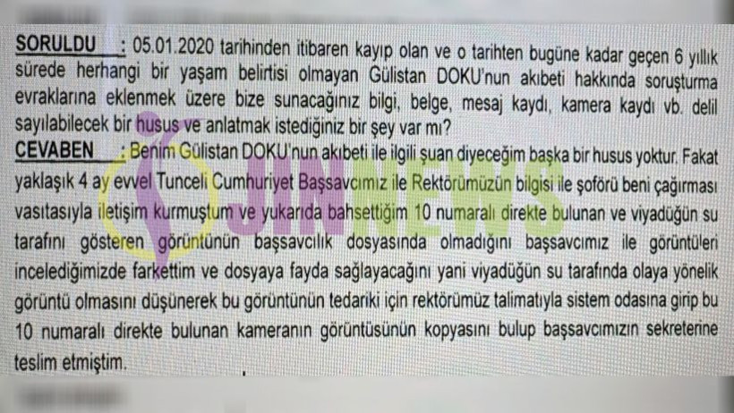 Gülistan Doku soruşturması: 'Yok' denilen görüntüler savcılığa teslim edildi - Resim : 1