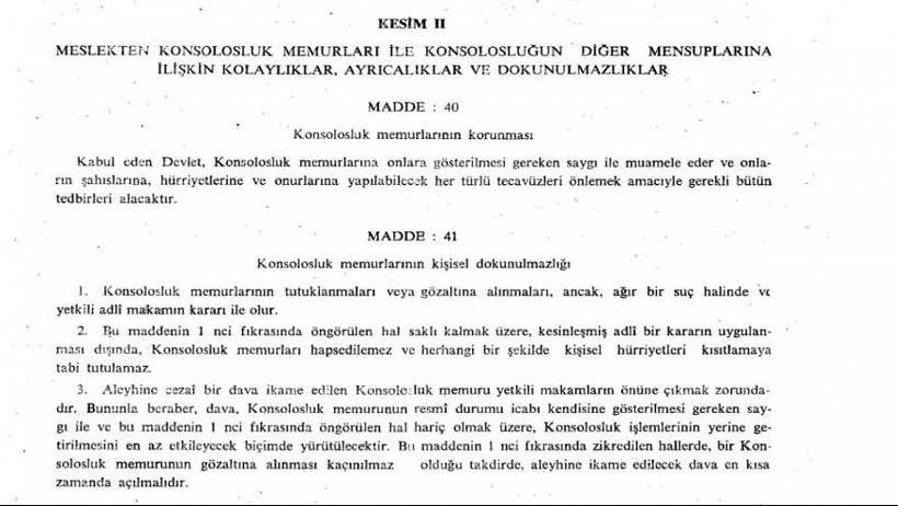 'Viyana Sözleşmesi başkonsolosun tutuklanmasına engel değil' - Resim : 1