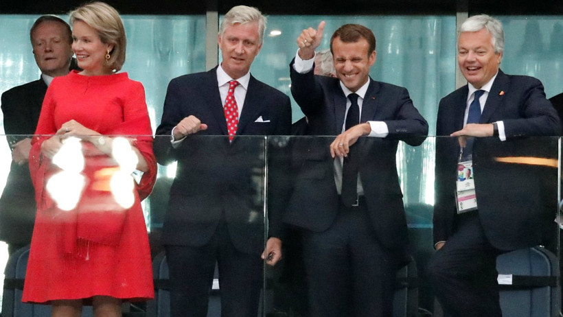 Dünya Kupası maçını izleyen Belçika yönetimi Trump'ı karşılamadı - Resim : 1