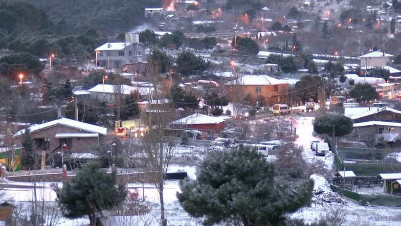 İstanbul'da kar yağışı etkili oldu - Resim : 1