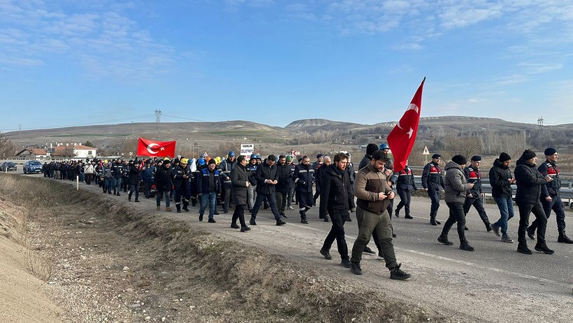 Çayırhan işçileri Ankara’ya yürüyor: ‘Son seçenek yeraltına kapanma ve açlık grevi’ - Resim : 1