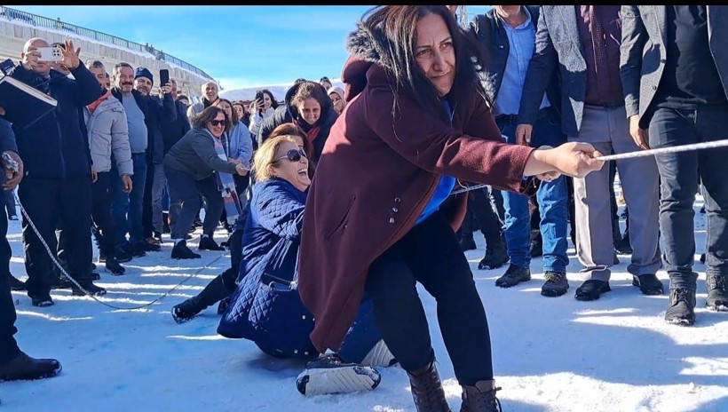 Artvin Ardanuç’ta "9. Geçitli Köyü Kar Festivali" düzenlendi - Resim: 3