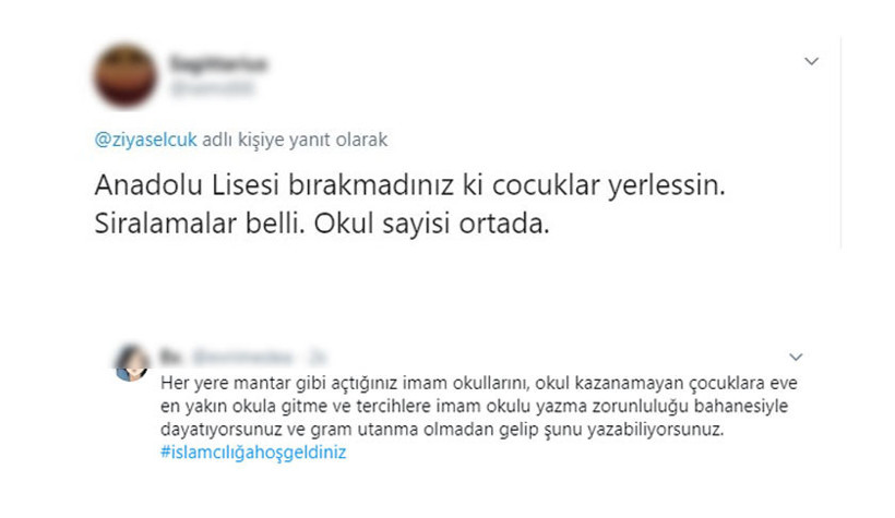 Bakan Selçuk'a imam hatip tepkisi: Utanma olmadan şunu yazabiliyorsunuz - Resim : 2