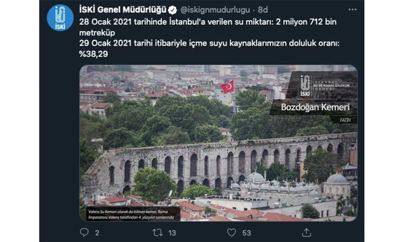 İSKİ, kullanılan su miktarı ile barajların doluluk oranını kıyasladı - Resim : 1