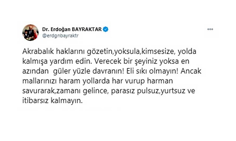 Bayraktar'a Dilek Özçelik hatırlatıldı, 'Cebimdeki üç bin lirayı verdim' yanıtı verdi - Resim : 1