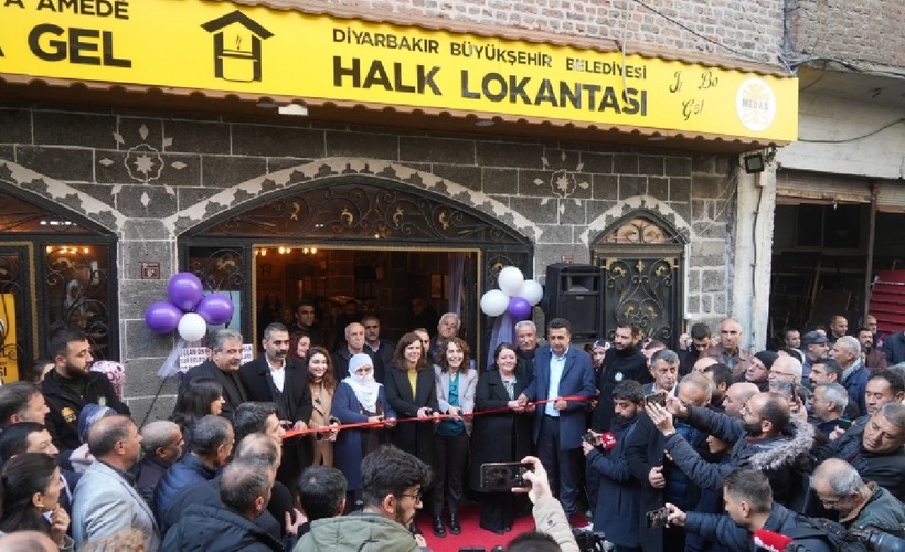 Diyarbakır'da üçüncü halk lokantası Sur'da açıldı