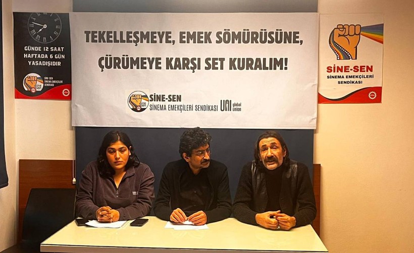 Sinema ve dizi sektöründeki tekelleşmeye karşı Sine-Sen'den açıklama: 'Çürümeye karşı gelin birlikte set çekelim'