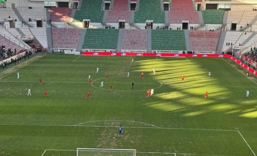Amedspor-Karagümrük maçında beraberlik
