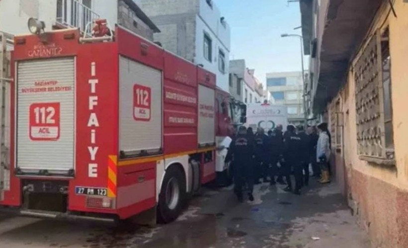 Antep'te yangında iki çocuk öldü