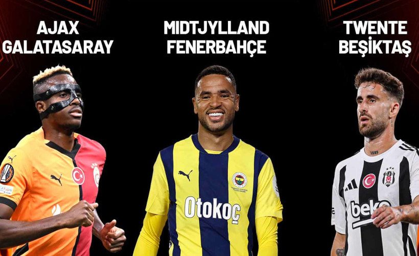 Fenerbahçe, Beşiktaş ve Galatasaray'ın bu geceki Avrupa maçları hangi kanallarda yayınlanacak?