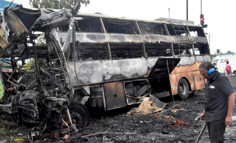 Meksika'da otobüs kazası: 41 ölü