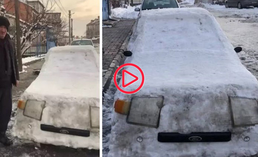 Kardan adam yerine 'kardan otomobil'