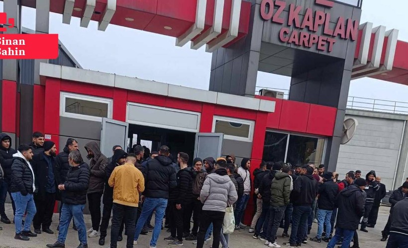 Özkaplan Halı’da direniş iki saatte sonuç verdi: Antep'te dört fabrika daha iş bıraktı