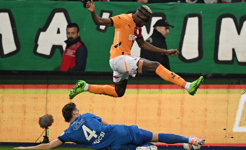 Galatasaray, Rize engelini Osimhen'le aştı
