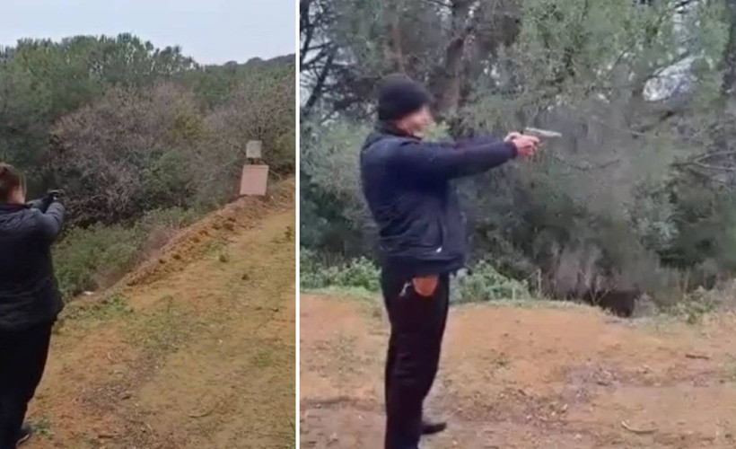 Ormanda atış talimi yapan muhtarlar ifadeye çağrıldı
