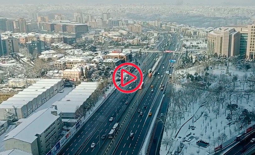 İstanbul'da kar etkisi: Trafik yüzde 20'lere indi