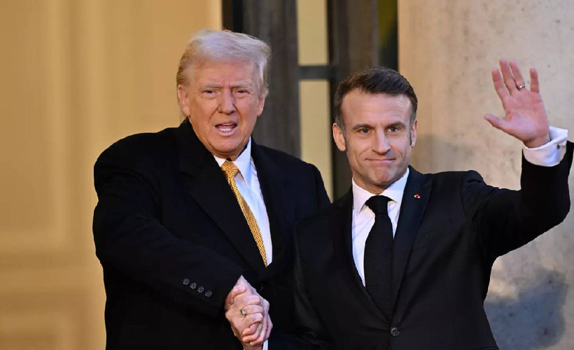Trump ile Macron'dan Ukrayna gündemli ortak basın toplantısı