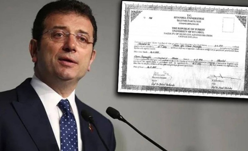 Ekrem İmamoğlu'nun diplomasının iptaline karşı dava açıldı