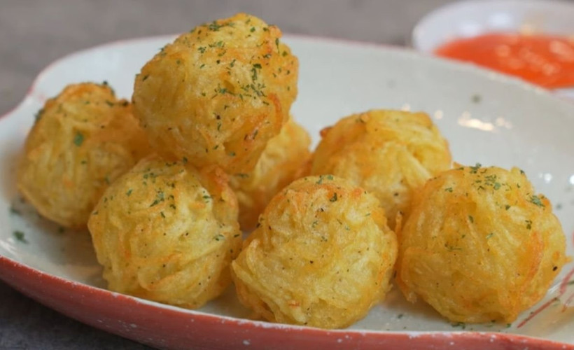 Patatesin En Çıtır Hali: Parmakları Yedirten Patates Topları!