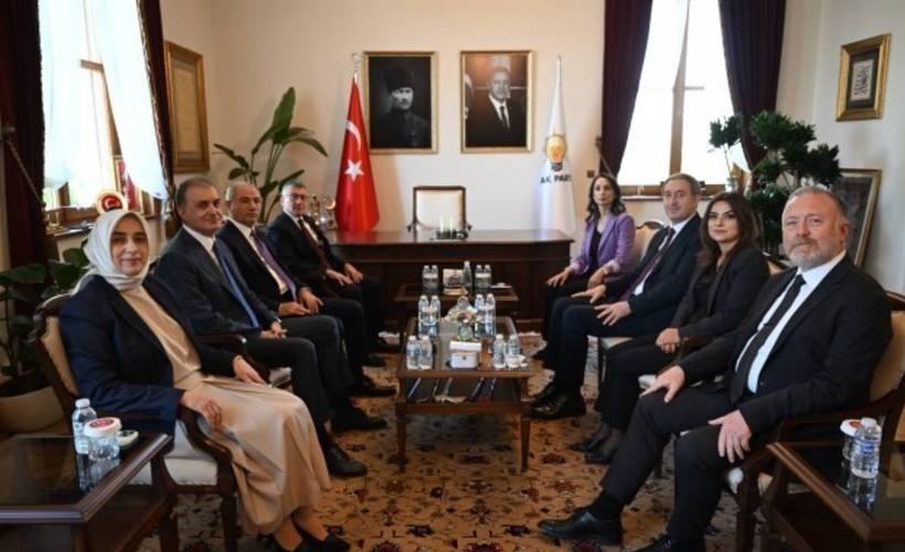 DEM Parti ile AKP görüşmesi sonrası açıklama: Süreç öngörüldüğü gibi devam ediyor