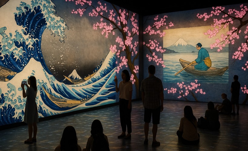 Fukuoka’da Büyüleyici Japon Sanatı: “Ukiyoe Immersive” Sergisi Başladı