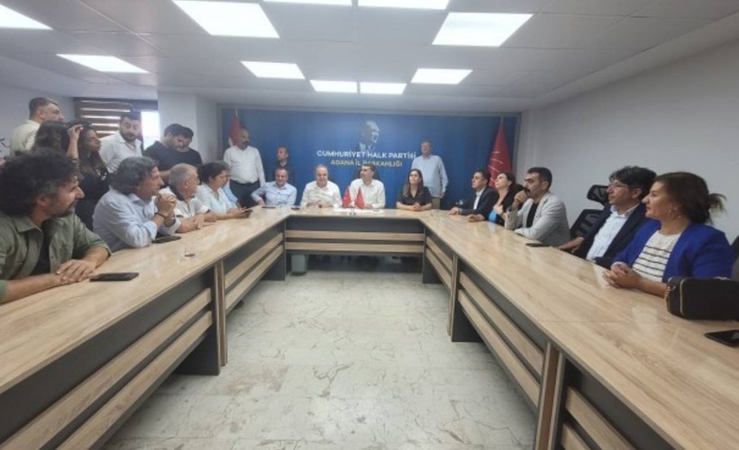 DEM Parti heyetinden CHP Adana İl Örgütüne dayanışma ziyareti