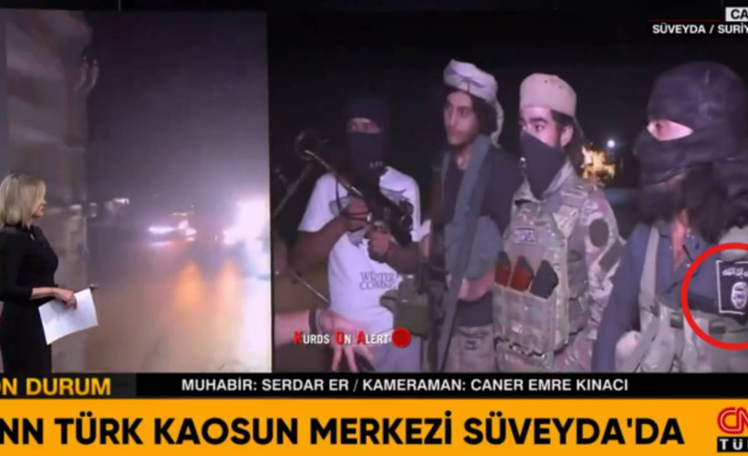 CNN'de IŞİD propagandası: Süveyda'ya saldıran IŞİD'liler canlı yayında