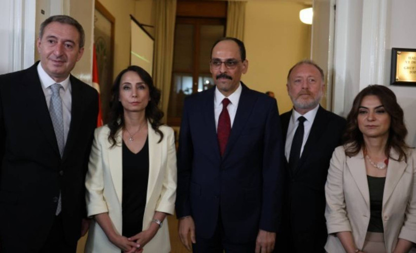 Meclis'te süreç turları: İbrahim Kalın, AKP ve MHP'nin ardından DEM Parti ile görüştü