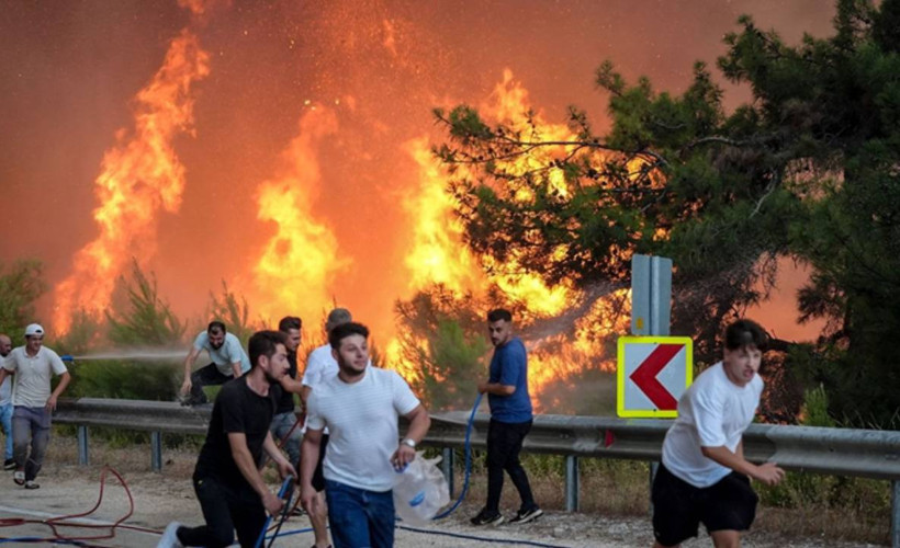 Bursa'daki yangın: Bir kişi 'kasten orman yakma' suçundan tutuklandı