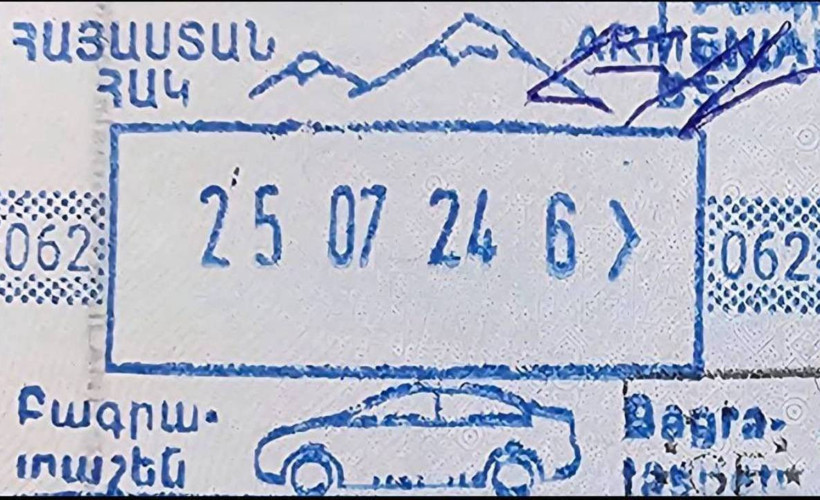 Türkiye ile 'normalleşme' sürecine giren Ermenistan, vize damgasındaki Ağrı Dağı görselini kaldırdı