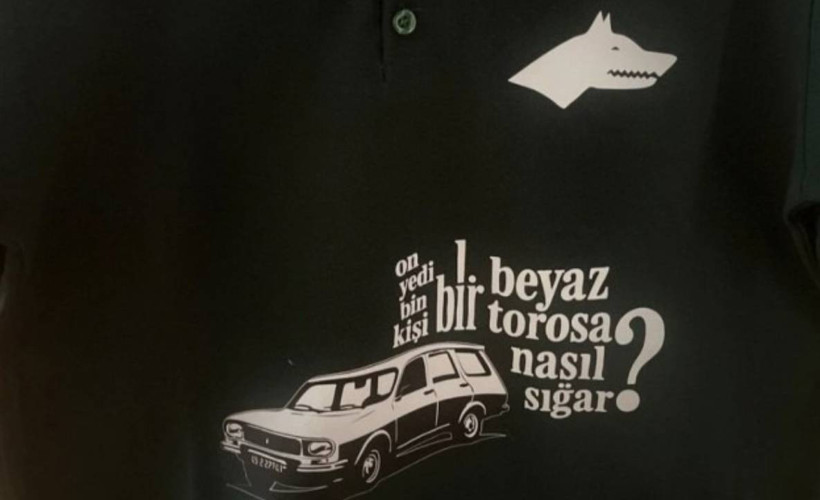 'Beyaz Toros' tişörtünün satışına suç duyurusu