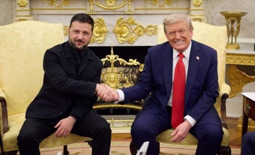 Beyaz Saray'da Trump-Zelenskiy görüşmesi
