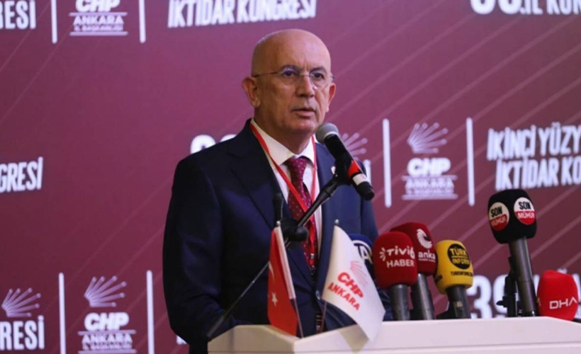 CHP 39. Olağan Ankara İl Kongresinde Ümit Erkol, yeniden il başkanı seçildi