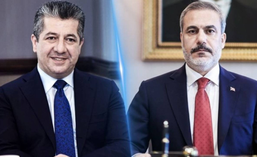 Barzani ile Fidan telefonda görüştü