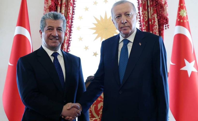 Erdoğan, IKBY Başbakanı Mesrur Barzani ile görüştü