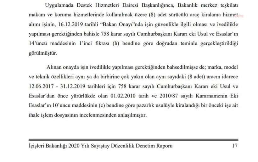 Sayıştay raporu, İçişleri Bakanlığı'ndaki usulsüzlüğü ortaya çıkardı - Resim : 1
