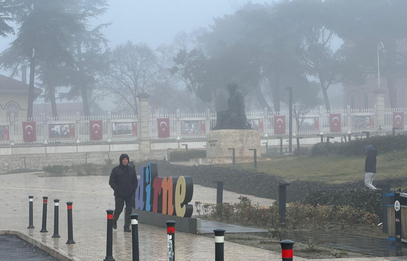 Edirne'de sis: Görüş mesafesi 50 metrenin altına indi - Resim: 5