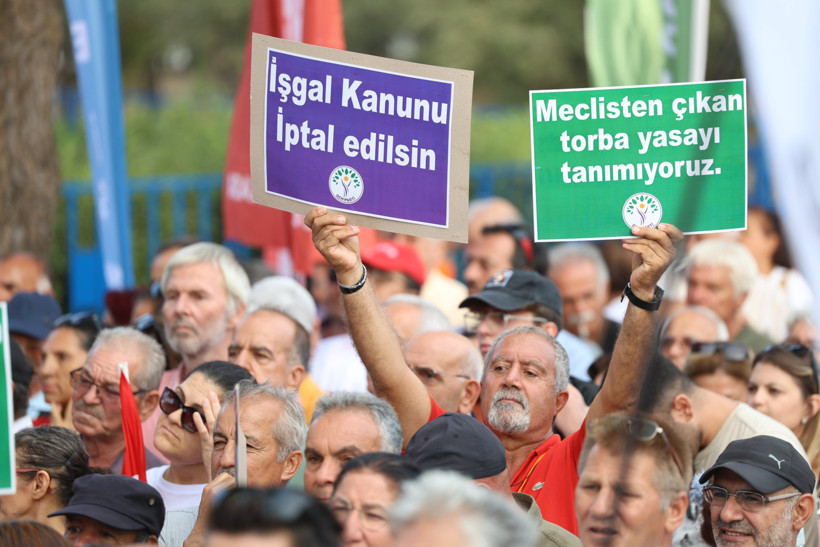 Muhalefet 'Toprağımızı vermiyoruz' mitinginde bir araya geldi - Resim : 1