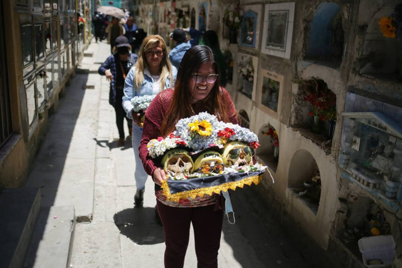 Bolivya'da Natitas Festivali kutlamalarının amacı ölülere saygı - Resim: 28