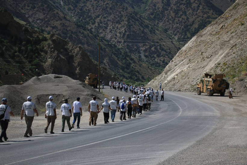 'İradeye Saygı Yürüyüşü' Hakkari'ye yaklaştı - Resim: 3