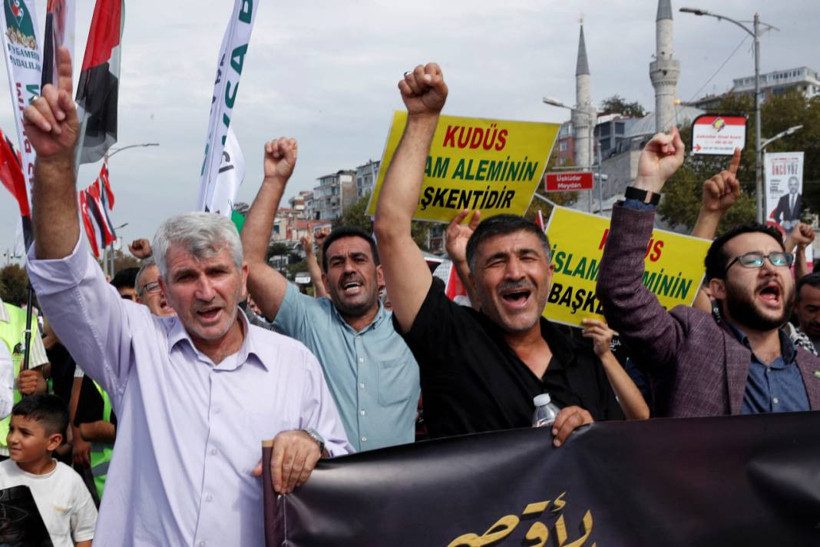 7 Ekim'in birinci yıl dönümü: Berlin'den Cakarta'ya yüz binler 'özgür Filistin' için sokakta - Resim: 9