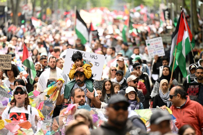 7 Ekim'in birinci yıl dönümü: Berlin'den Cakarta'ya yüz binler 'özgür Filistin' için sokakta - Resim: 4