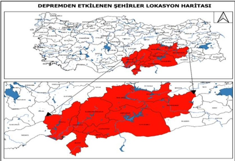 Tapu Kadastro'nun 6 Şubat haritası: Maraş'ta 4.6 metre zemin kayması tespit edildi - Resim: 4