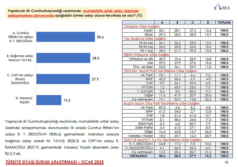 Son ankete göre partilerin oy oranları - Resim: 11