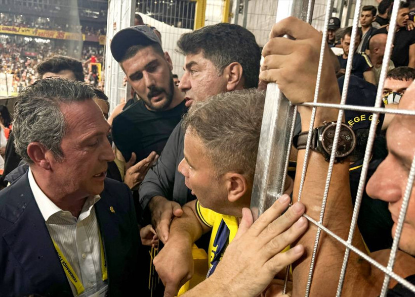 Fenerbahçe-Göztepe maçında Ali Koç'u iten kişi gözaltına alındı - Resim: 1