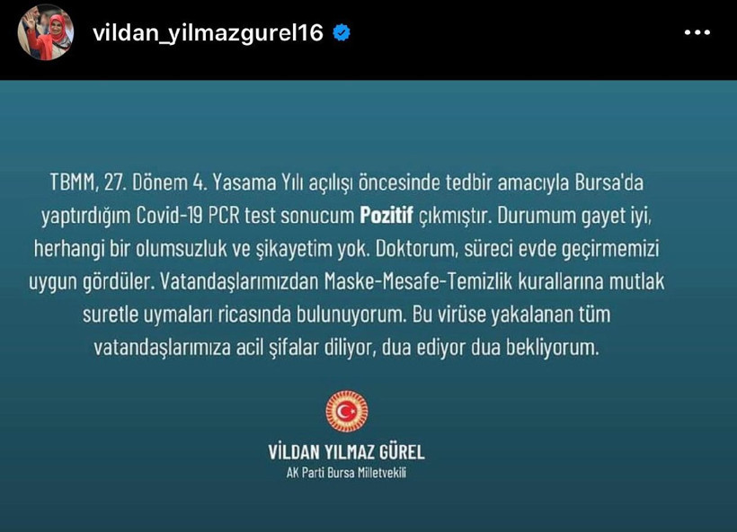 AKP’li vekilin Coronavirus testi pozitif çıktı - Resim : 1