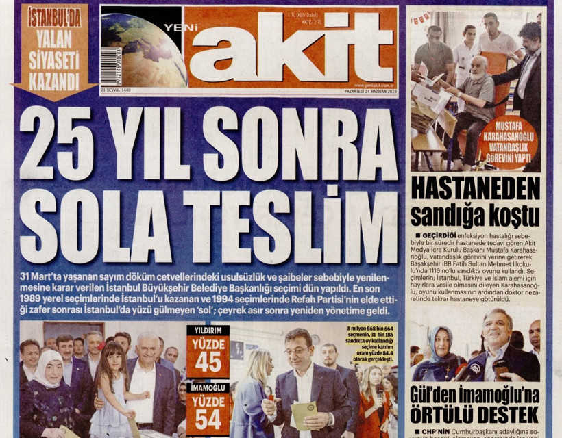 İktidar gazeteleri İmamoğlu'nun zaferini nasıl gördü? - Resim : 4